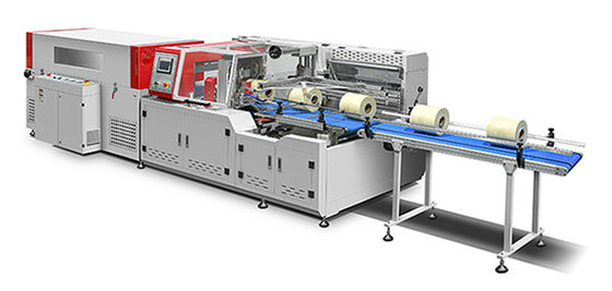 Automatic Rolling Up Facial Tissue Box Packing Machine PLC Control